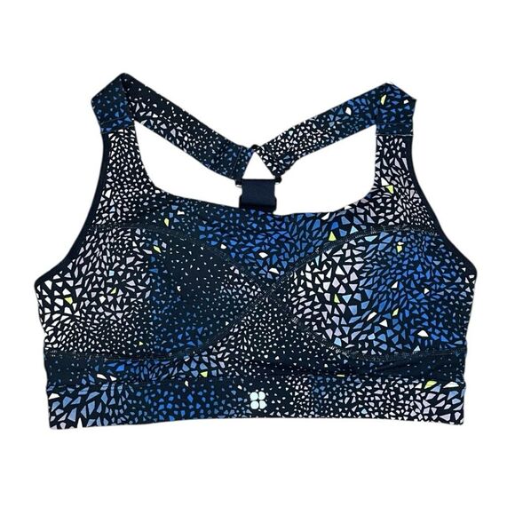 Sweaty Betty Power Medium Support Stretch Woven Sports Bra Triangle Construct Pr - Picture 2 of 13